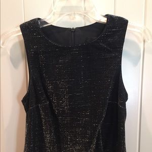 A-List black cocktail dress with shimmer, size 7